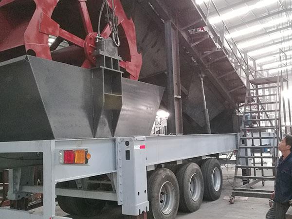 湖南無塵重錘破碎機移動式破碎站