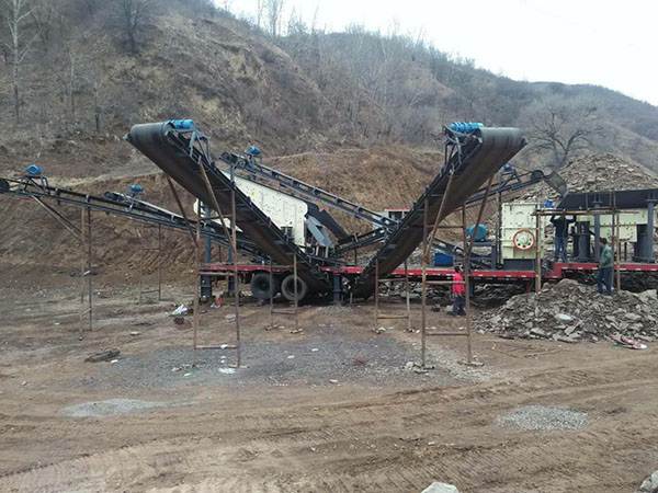 重慶車載式移動(dòng)破碎機(jī)多少噸