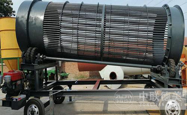 移動(dòng)式無軸滾筒篩