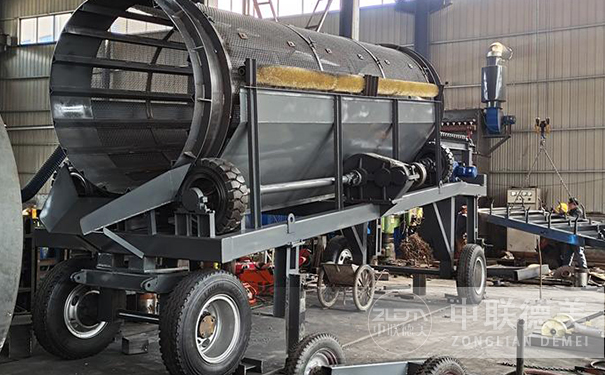 移動(dòng)式無軸滾筒篩